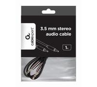 Cavo audio Gembird CCAP-444-1M jack 3.5mm stereo maschio maschio 1m nero