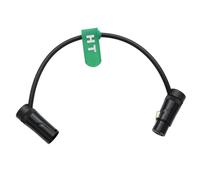 Cavo audio HangTon per registratori, mixer, microfoni, altoparlanti, dispositivi audio, Mixpre 10 II, Zoom F8n, Zaxcom, Sony, Canon, XLR 3 Pin maschio a femmina, angolo retto a basso profilo, nero, 50