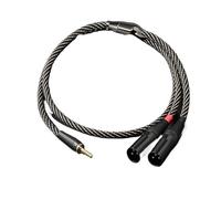 Cavo Audio HiFi Da 4, Mm A XLR Adattatore Bilanciato Jack, A 2XLR Maschio O Femmina Di Fascia Alta OFC 6N Splitter A Y For Mixer E Lettori(4.4mm to 2xlr male,3m)