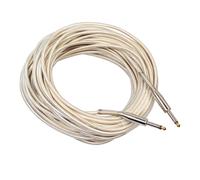 Cavo Audio Intrecciato 1/4 '' Jack 6,35 Mm Mono Maschio A Maschio 20 M