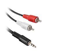 Cavo audio Jack 3,5 mm a 2 RCA maschio