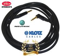 Cavo Audio Jack KLOTZ AC110 = GY107 LaGrange NEUTRIK GOLD Hi End Bilanciato No