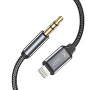 Cavo audio Lightning per iPhone - mini jack da 3,5 mm, 1 m - nero