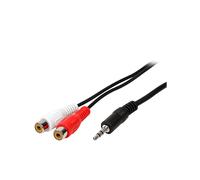CAVO AUDIO LOGILINK 1x3.5mm - 2xRCA, 0.2m