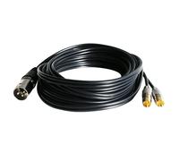 Cavo audio maschio a XLR a 3 pin maschio, connettore mixer per amplificatore Canon, cavo AV da XLR a doppio cavo 2M