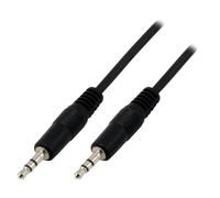 Cavo audio MCL jack 3.5mm maschio a maschio 5 m nero
