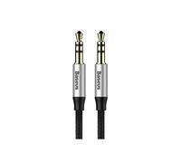 Cavo Audio Mini Jack 3,5mm AUX Baseus Yiven 1m (nero e argento)
