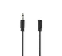 Cavo audio Nedis CAGL22050BK30 3,5mm 3m nero maschio/femmina PVC