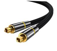 Cavo audio ottico digitale da 1 m in fibra ottica maschio-maschio per soundbar, TV, console di gioco