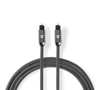 Cavo Audio Ottico Digitale Nedis Toslink 3 metri Grigio