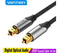 Cavo Audio ottico digitale Vention Toslink SPDIF cavo coassiale 1m 2m 5m per amplificatori Blu-ray Xbox 360 PS4 Soundbar fibra Cabl
