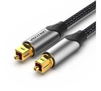 Cavo audio ottico Vention BAVHI 3m Toslink fibra alluminio oro grigio