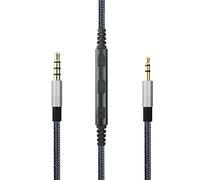 Cavo audio per cuffie compatibile con cuffie AKG N700NC, N700NC M2, N60NC, Y45BT, Y50, Y40, Y55, K845BT, K840KL, microfono volume remoto compatibile con iPhone
