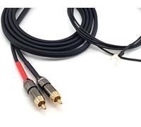Cavo audio phono rca giradischi DENON | TEAC ricambio con massa, 150 cm