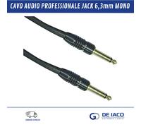 CAVO AUDIO PROFESSIONALE JACK 6,3mm MONO - da 3 a 6m