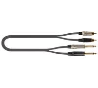 Cavo audio Quiklok 30 02325 JUST 2Rca2J 3 Black