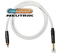Cavo Audio RCA Dorato A Jack 6,3 Mm. Cavo Jack A Phono. Van Damme, Neutrik