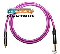 Cavo Audio RCA Dorato A Jack 6,3 Mm. Cavo Jack A Phono. Van Damme, Neutrik