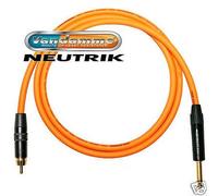 Cavo Audio RCA Dorato A Jack 6,3 Mm. Cavo Jack A Phono. Van Damme, Neutrik