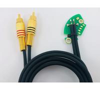 Cavo audio rca giradischi Technics SL 1200 1210 MK2 MK3 MK5, 125 cm 49 inch