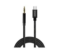 Cavo audio Savio CL-188 USB-C mini-jack 3,5 mm 2m DAC integrato Nero