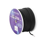 Cavo Audio Schermato Matassa da 100 Metri 2 x 0.22mm Nero Omnitronic