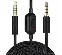 Cavo audio sostitutivo da 2 m per cuffie GPRO X, G233, G433, include controllo del volume e funzione mute, nero