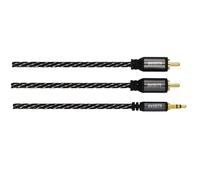 Cavo audio, stereo a 2 spine. RCA maschio - jack stereo maschio 3,5 mm, 1,5 m