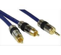 Cavo Audio stereo di Segnale Premium 2 RCA > Jack 3,5 mm - 10 Metri
