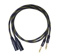 Cavo audio stereo mini maschio da 6,5 mm a femmina a 3 pin for mixer, amplificatore, console di missaggio, microfono(1.5 Meters)