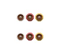 Nanocable Cavo audio 10.24.0802 - 3 RCA maschio-maschio nero 1,8 m