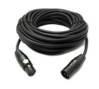 Cavo audio SYSTEM-S 10 m XLR 3 pin maschio a femmina nero