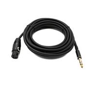 Cavo audio SYSTEM-S 5 m 6,35 mm jack maschio a XLR 3 pin femmina nero