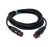 Cavo audio System-S 5 m XLR 3 poli femmina a femmina adattatore nero