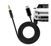 Cavo audio tipo C, cavo da 3,5 mm, cavo ausiliario schermato, linea stereo da 1 m, adattatore per cuffie ad alta fedeltà, estensione audio per computer, connettore universale per cuffie da auto.