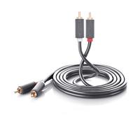 UGREEN Cavo RCA Stereo 2 RCA Maschio a 2 RCA Maschio Cavo Audio Coassiale Connettori Placcati in Oro per CD, DVD, Home Theater, TV, Altoparlanti, Amplificatori, Xbox 360, ecc. 5m