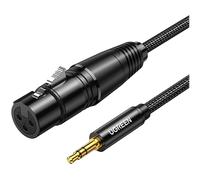 CAVO AUDIO UGREEN AV182, da XLR a 3.5 mm jack, 2 m, Nero, Orocolo