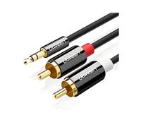 CAVO AUDIO UGREEN UGREEN AV116 da 3, da 3.5 mm jack a RCA, 5 m, Schermato