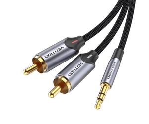 Cavo Audio Vention BCNBI 3,5mm Maschio a 2 RCA Maschio 3m Grigio