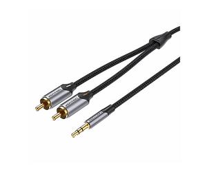 CAVO AUDIO Vention BCNBK 8 m 3,5 mm TRRS a 2xRCA placcato oro