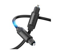 Cavo audio in fibra ottica Vention Toslink 1 m nero