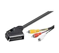 Cavo Audio video Scart RCA 2 Mt IN/Out