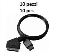 CAVO AUDIO VIDEO SUPER NINTENDO PAL SCART RGB SNES AV TV CABLE STEREO 10pz