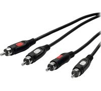 Vivanco VVA2RCA25MMK cavo audio 2,5 m 2 x RCA Nero