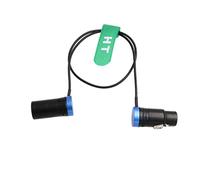 Cavo audio XLR a basso profilo 3 pin maschio a femmina per dispositivi audio con fotocamera microfono 888 633 Registratore audio zoom Zaxcom blu 20"