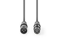 CAVO AUDIO XLR MASCHIO - FEMMINA 20MT. GRIGIO