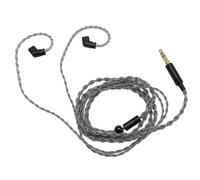 Cavo auricolare in rame placcato argento, da 3,5 mm a 2 pin, diametro 0,78 mm, lunghezza 120 cm