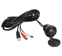 CAVO AUSILIARE USB/AUX CON FRONTALINO STAGNO