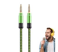 Cavo Ausiliario - Cavo AUX Intrecciato In Nylon Da 1,5 M 3 M 3,5 Mm, Cavo Ausiliario Jack Maschio-maschio Per Auto Compatibile Con Stereo | Altoparlanti E Cuffie, Con Questo Cavo Audio Maschio