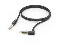 CAVO AUSILIARIO, JACK DA 3,5 MM - JACK DA 3,5 MM, ANGOLO 90°, 1M, NERO